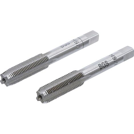 BGS Tarauds à ébaucher et à finir M9 x 1,0 2 pcs. - 1900-M9X1.0-B