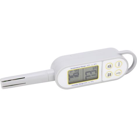 Thermomètre Hygromètre Intérieur Numérique avec Capteur - Mesure Précise Température Humidité (1/5)