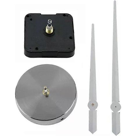 Neue praktische große 3D-Wanduhr für moderne Wohndekoration, einfache DIY-Anleitung, große Uhrzeiger, Quarz-Stundenzeiger-Zubehör, Uhrwerk (1/4)