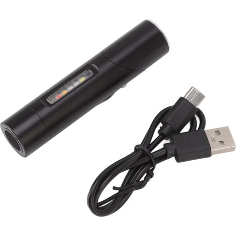 Mini lampe torche LED à tête inclinable à 90°, rechargeable magnétiquement