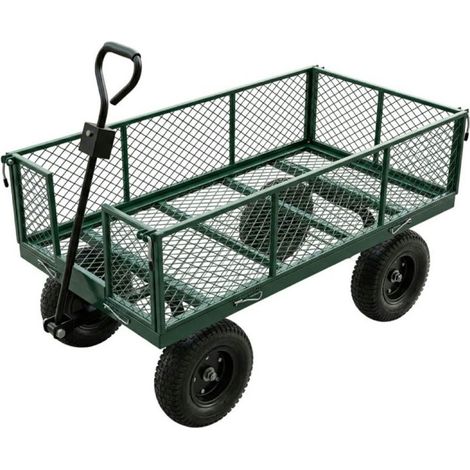 Chariot de jardin Awtools 500 kg avec essieu directeur (1/4)