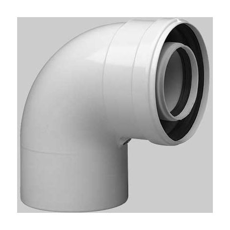 CURVA COASSIALE BAXI 90° - Dm. 60-100
