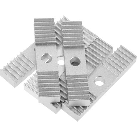 6 Pièces de Collier de Serrage en Alliage D'aluminium pour Courroie de Distribution Imprimante 3d, Installation Facile et Amélioration de L'efficacité D'impression (1/5)
