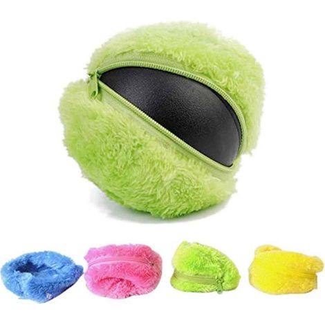 Mocio per la pulizia di palline per cani con 4 coperture