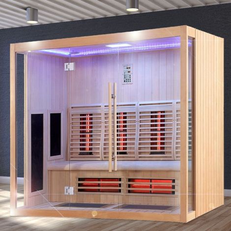 Sauna Infrarouge Boreal® Signature - 200 à Spectre Complet - 200x135x205 (1/5)