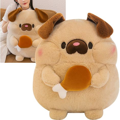 Petite peluche chien mignonne, jouet en peluche pour enfants, petit chien doux, coussin en forme de chien, 40 cm (1/5)