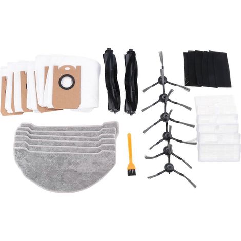 Accessoires pour aspirateur robot XIAOMI VIOMI S9 : brosse principale, sacs à poussière, lingette, brosse latérale, filtre HEPA (1/5)