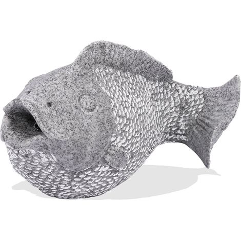 esotec Wasserspeier-Figur FISCH EINZELFIGUR Teichfigur Gartenstatue 100745