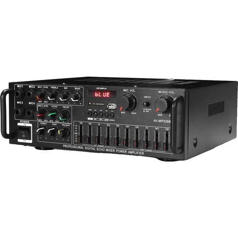 Amplificateur, puissance de sortie de 2000W, connectivité Bluetooth (1/5)