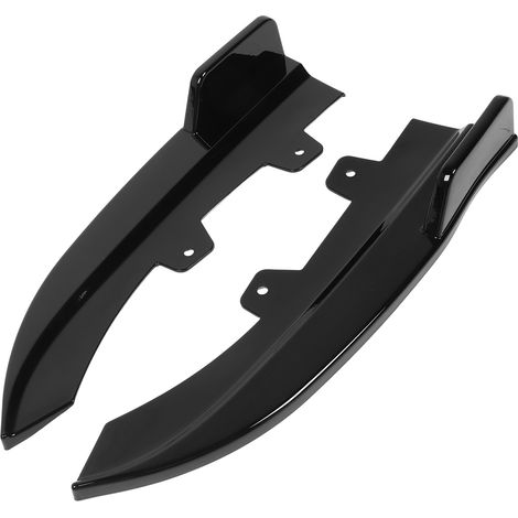 Kit carrosserie comprenant un diffuseur latéral de pare-chocs arrière, des extensions de jupe et un aileron noir brillant pour BMW Série 4 G22 G23 M Sport (1/5)