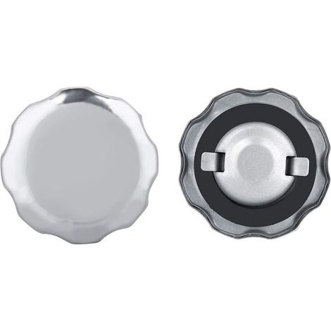 Bouchon de réservoir de Carburant chromé - Couvercle de réservoir de Carburant pour Moteur de générateur de Voiture GX160 GX200 GX240 GX270 GX340 GX390 (1/5)