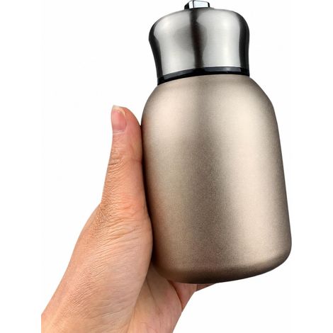 Botella térmica moderna, a prueba de fugas y portátil minibotella ligera de acero inoxidable para niños, hombres y mujeres, para el hogar, la oficina o la escuela (300 ml/10 oz, disponible en varios c (1/5)
