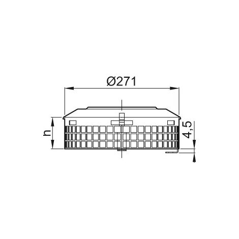 ACO Kiesfangaufsatz Spin Höhe 225/V2A, 0174.46.64