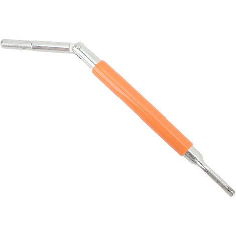 Pince tordre fil 3 trous acier maniable pour clôture électrique 23 cm orange 176 g outil façonner gaine silicone (1/5)
