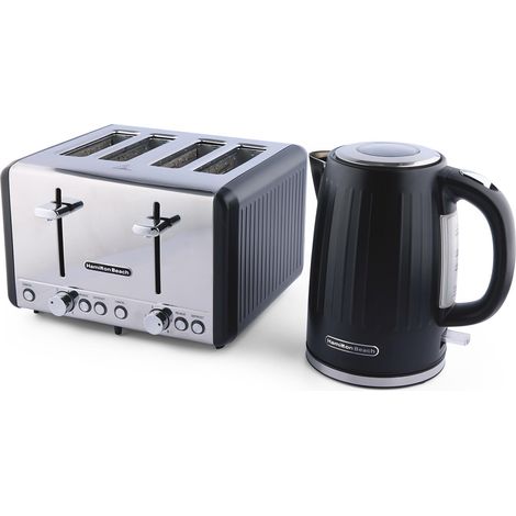 Hamilton Beach Kettle & Toaster Set Harmony Collection Espresso (1/5)