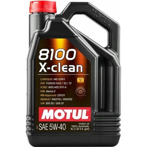 Motul 8100 X-clean 5W40 5L (1/2)