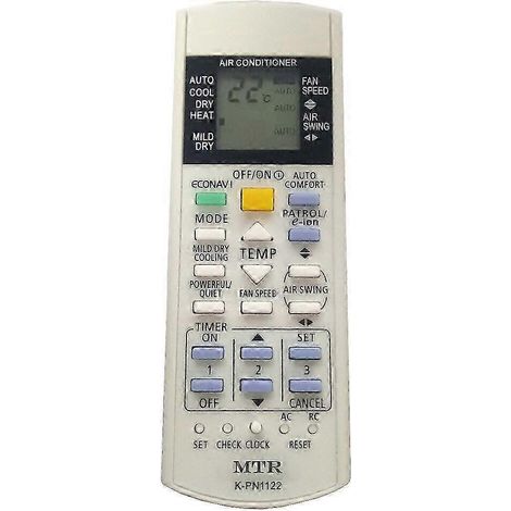 Télécommande K-PN1122 pour climatiseur Panasonic