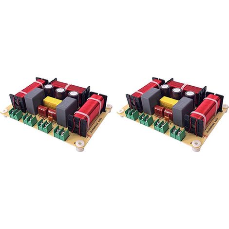 2 diviseurs de fréquence 4 voies 300 W pour haut-parleurs, système home cinéma HiFi stéréo, circuit 4 unités, filtres de croisement audio stéréo (1/5)