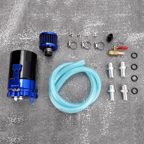 300 ml Auffangbehälter für Motorölfilter, universelles Zubehör (Schwarz/Blau) (1/5)
