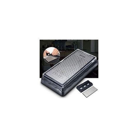 Doppelseitiger Diamant-Schärfstein, Körnung 400/1000, 150 x 63 mm, Wabenstruktur, Schleifwerkzeug für die Outdoor-Küche – Crezuo (1/3)