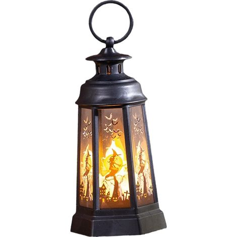 Lanterna di Halloween, luce notturna, decorazione da appendere, zucca per interni, scrivania, ideale per le festività. (1/3)