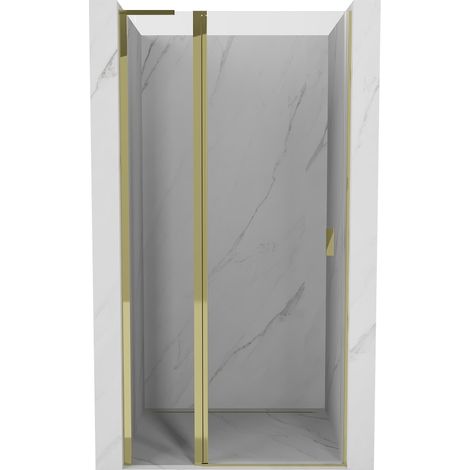 Mexen Mist L porte de douche pivotante 110 cm, transparent, doré - 8A4L-110-000-50-00 (1/5)