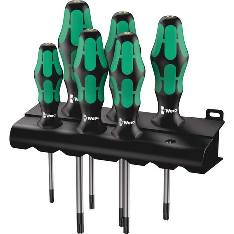 Kit cacciaviti Officina e meccanica 6 parti Wera 367/6 TORX® HF TORX interno (1/5)