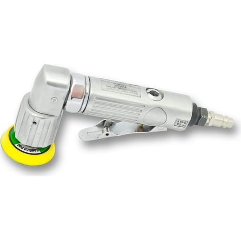 Mini levigatrice eccentrica ad aria compressa 50 mm garage officina attrezzi fai da te 3402033/2