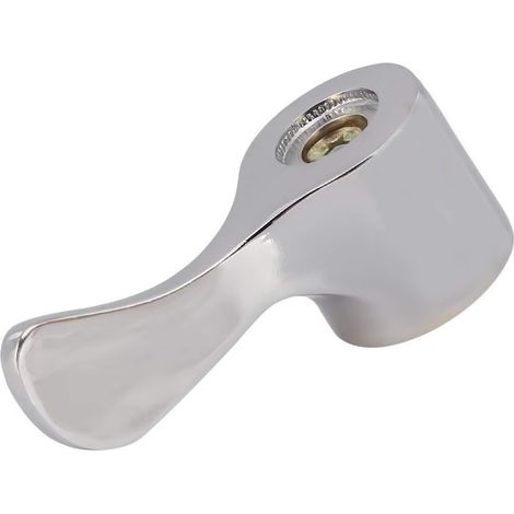 Poignée De Robinet - Levier Chromé Pour Évier Et Lavabo - Compatible Standard Robinetterie Cuisine Salle De Bain - 1 Pièce