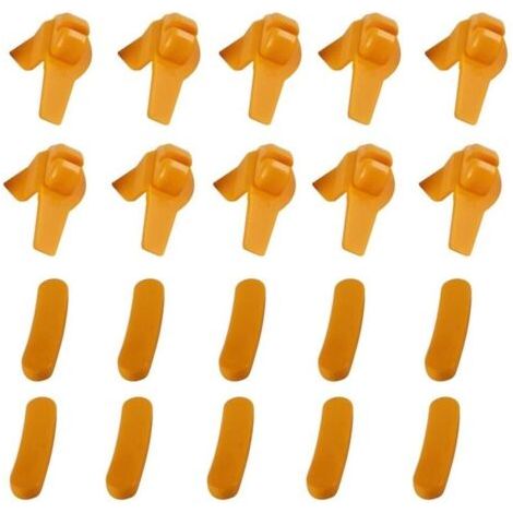 20 pièces Tête de Démonte-pneu avec Protège-jante et Insert Canard pour Changement de Pneus (1/5)