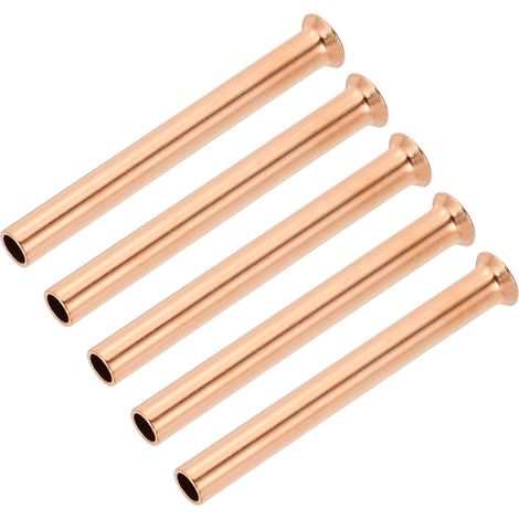 5Pcs Raccord De Tube En Cuivre À Embout Évasé OD 1/4" (6.35mm) (1/5)
