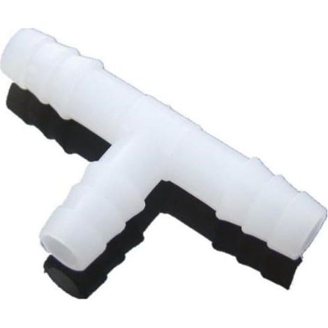 Lot de 10 connecteurs en T en polyéthylène blanc, adaptateur de tuyau d'air d'aquarium, raccord résistant aux hautes températures pour aquarium