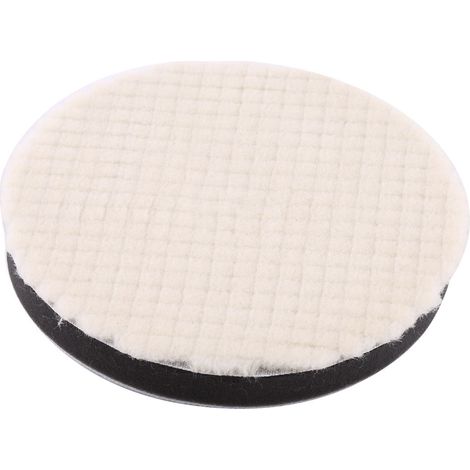 Lot de 3 tampons de polissage en laine 5 pouces pour lustreuse voiture (1/5)