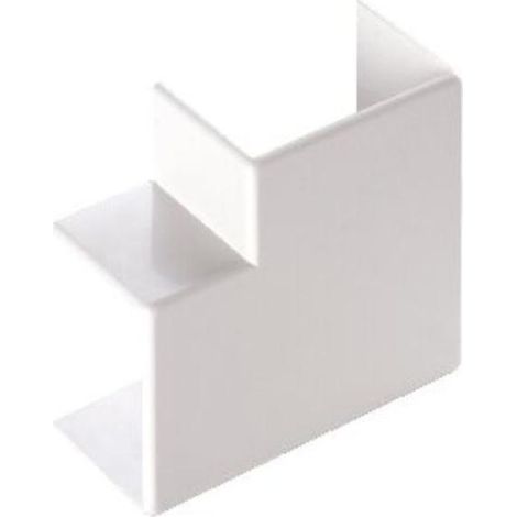 Angolo piano 200×60 mm pvc bianco ip40 elettrocanali ecap20060b