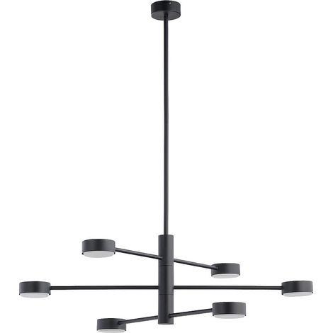 Suspension LED Nowodvorski Orbit noire Ø84,5 cm 6xGX53 (1/5)