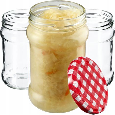 KADAX 10 x 315 ml Gläser für Konserven, Marmelade, Honig mit Schraubverschluss