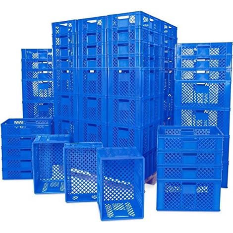 BRB Spar-Set Brotkorb/Bäckerkiste, 42x 600x400x150mm, 36x 600x400x320mm, blau