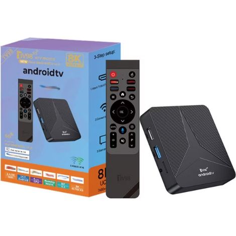 Décodeur réseau Android 8K TV98 RK3518 compatible Android 14 et ATV TV Box, prenant en charge la 8K (1/5)