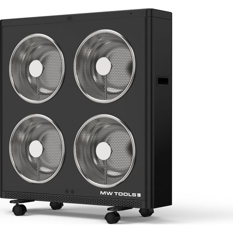 Chauffage d'atelier électrique infrarouge 3 kW - Jusqu'à 60 m³ - Thermostat - Télécommande MW Tools IRK30