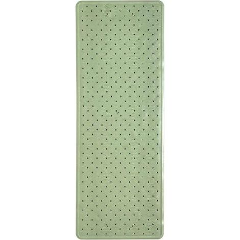 FPLUS alfombra baño caucho 76x35 verde , Alfombras antideslizantes de caucho (100%). Tratamiento antibacterias, perfumadas y lavables en lavadora.