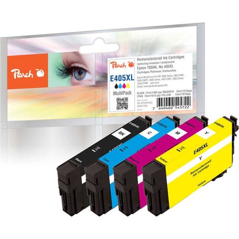 Peach Patrone Epson No.405 XL MultiPack bk,c,m,y remanufactured (PI200-923)