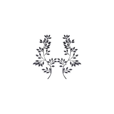 2 Pcs Métal Arbre Feuille Décoration Murale Vigne Olivier Feuille Mur Art Tentures Fer Noir Cadeau Décorations pour Intérieur Extérieur Chambre Salon Pendaison de Crémaillère Café