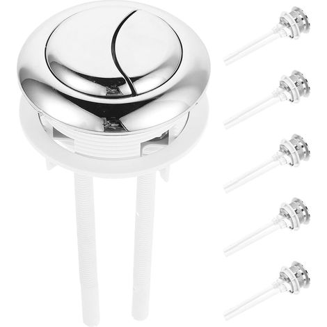 6 Pièces Bouton Poussoir Double Chasse Wc (1/5)