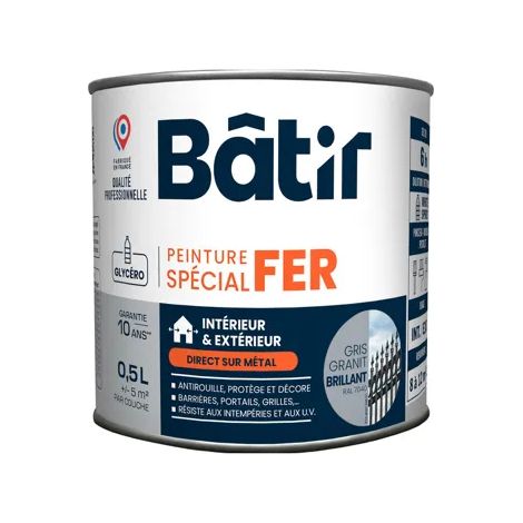 Peinture no-name ral 7040 finition brillante protection antirouille