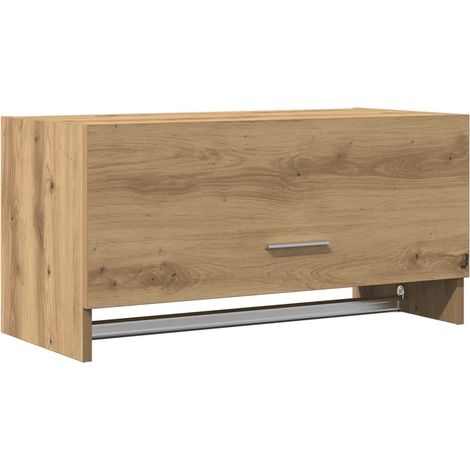 Armario de almacenamiento de roble hecho a mano 70 x 32 x 35 cm grande y resistente estilo contemporáneo madera de roble hecha a mano 020050896 (1/5)