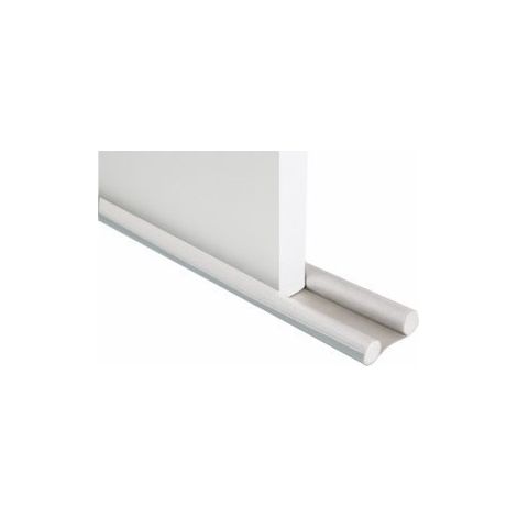 Burlete Bajo Puerta 095Cm Doble Rollo Pvc Bl Vivahogar