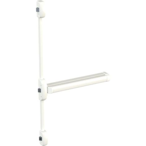 Serrure antipanique MODULO push 2 et 3 points latéraux coupe-feu blanc - ANTIPANIC