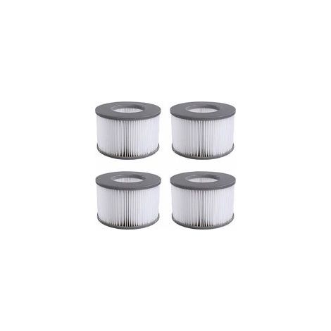 Lot de 4 Cartouches filtrantes de Rechange, pour Les mspa Whirlpool, Les Spa Chauds et Autres piscines gonflables, Convient aux modèles de Filtre à partir de 2020 H262 (1/5)