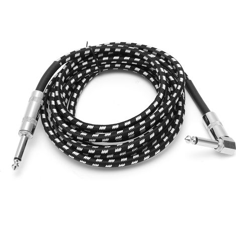 Câble audio pour guitare électrique JORINDO, connecteur mâle 6,35 mm, 3 m, compatible avec les amplificateurs et les guitares électriques. (1/5)