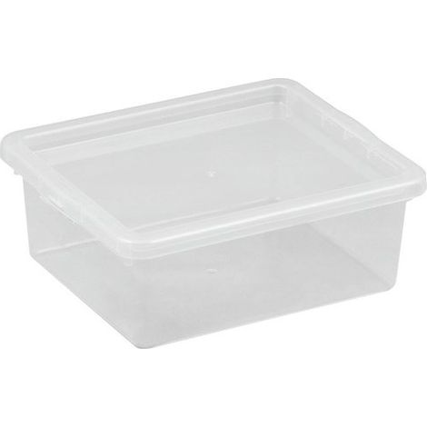 Scatola portaoggetti Plast-team basic box 1,7 litri impilabile alimentare (1/3)